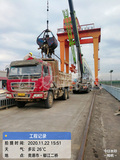 广西贵港水电站施工中拦污栅前水下清理