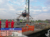 广西贵港水电站施工中拦污栅前水下清理